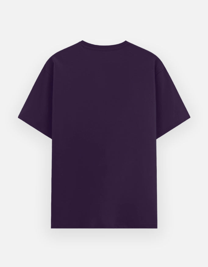 Inksara premium black oversized t-shirt featuring white Bhiya Ra box logo design, Indori slang streetwear fashion for men and women.