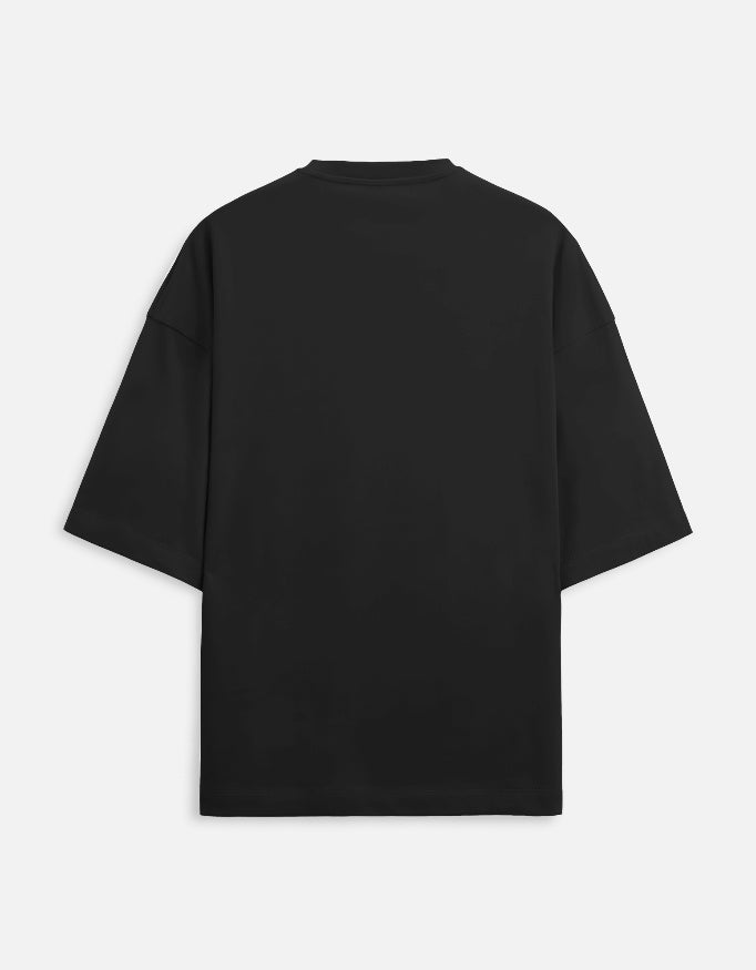 Inksara Indore Hustle premium Unisex Terry Oversized Tee featuring minimalist 09 branding, high-quality 240 GSM French Terry streetwear from Indore.
