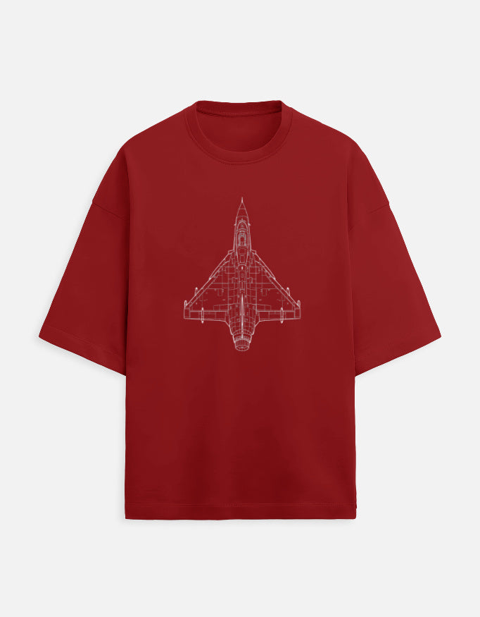 tejas jet Minimalist T-shirt for Men - Inksara Streetwear