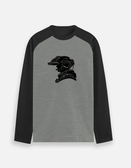 army helmet Minimalist T-shirt for Men - Inksara Streetwear