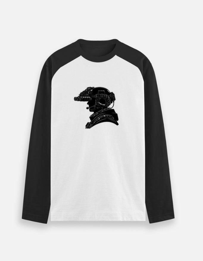 army helmet Minimalist T-shirt for Men - Inksara Streetwear