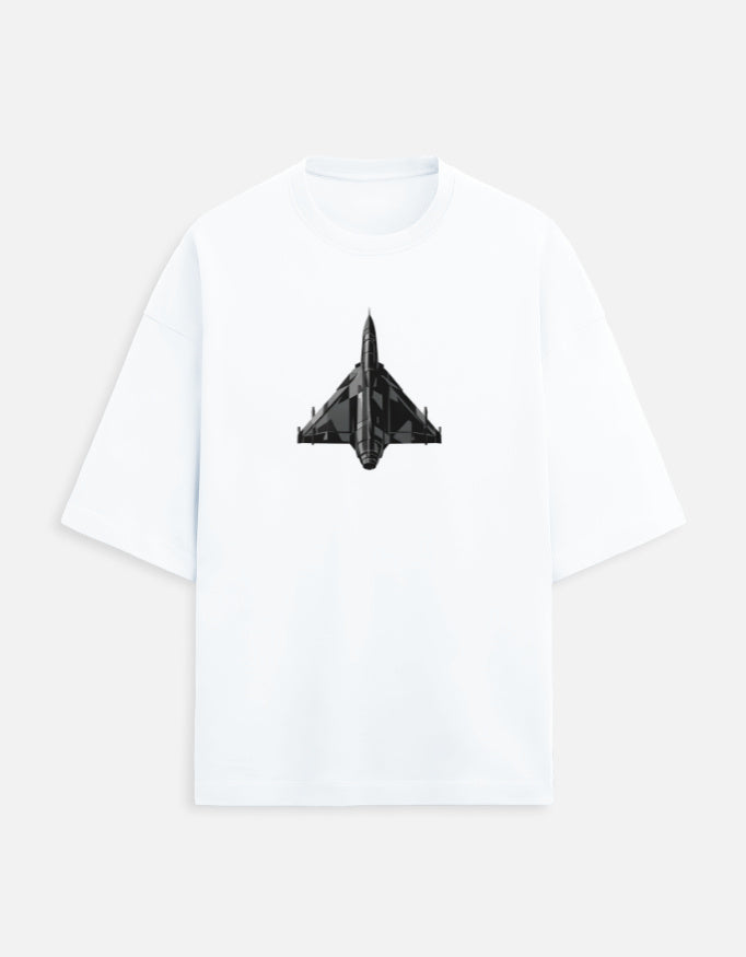 Tejas Fighter Jet Minimalist T-shirt for Men - Inksara Streetwear