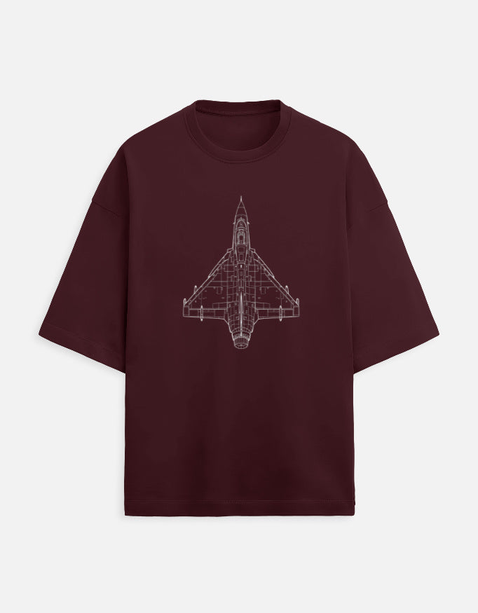 tejas jet Minimalist T-shirt for Men - Inksara Streetwear