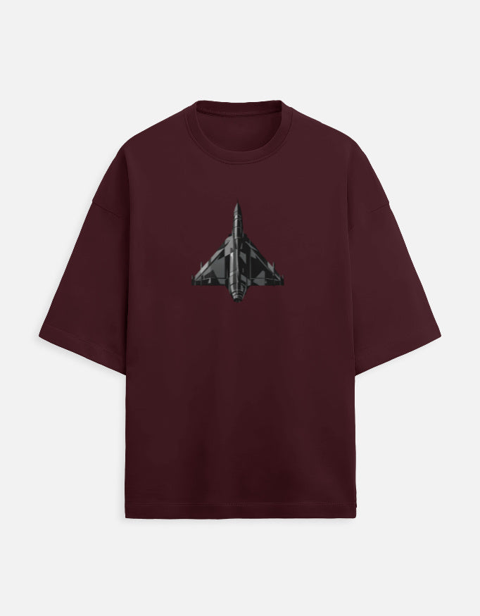 Tejas Fighter Jet Minimalist T-shirt for Men - Inksara Streetwear