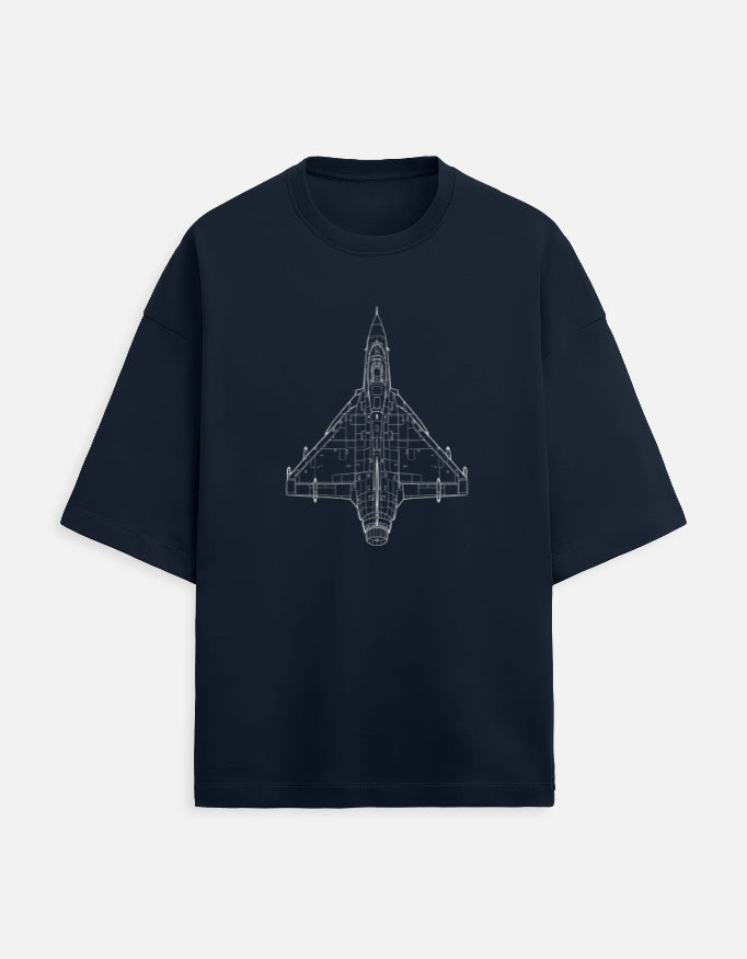 tejas jet Minimalist T-shirt for Men - Inksara Streetwear