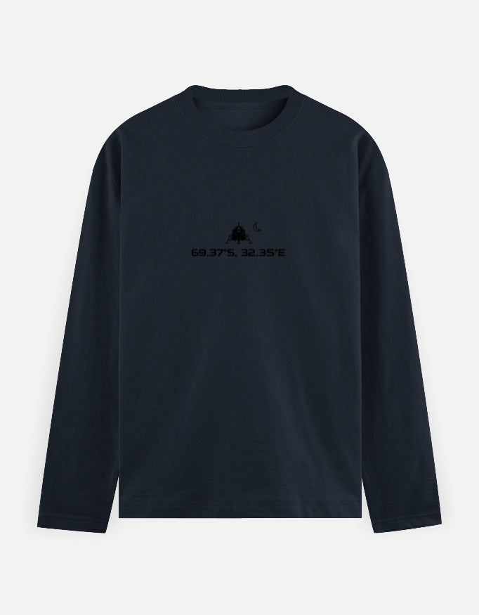 chandrayaan isro Minimalist T-shirt for Men - Inksara Streetwear