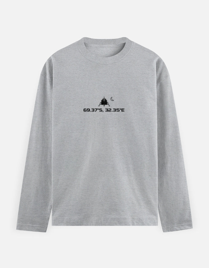 chandrayaan isro Minimalist T-shirt for Men - Inksara Streetwear