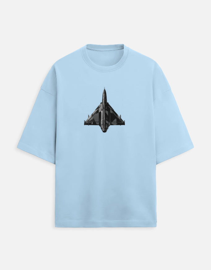Tejas Fighter Jet Minimalist T-shirt for Men - Inksara Streetwear