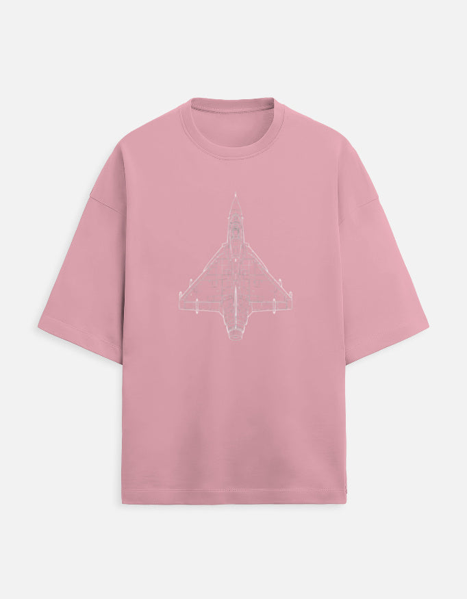 tejas jet Minimalist T-shirt for Men - Inksara Streetwear