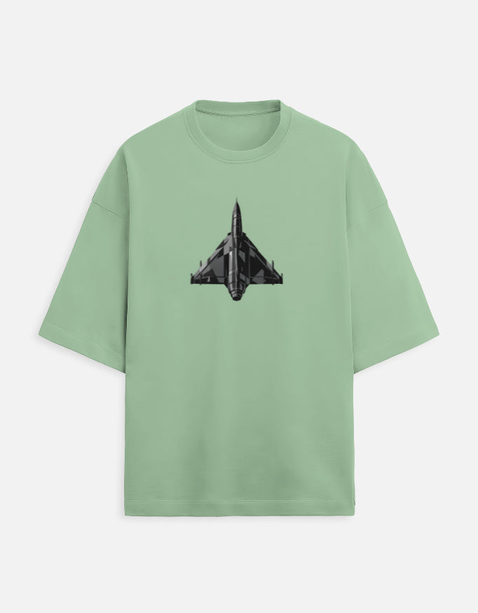 Tejas Fighter Jet Minimalist T-shirt for Men - Inksara Streetwear