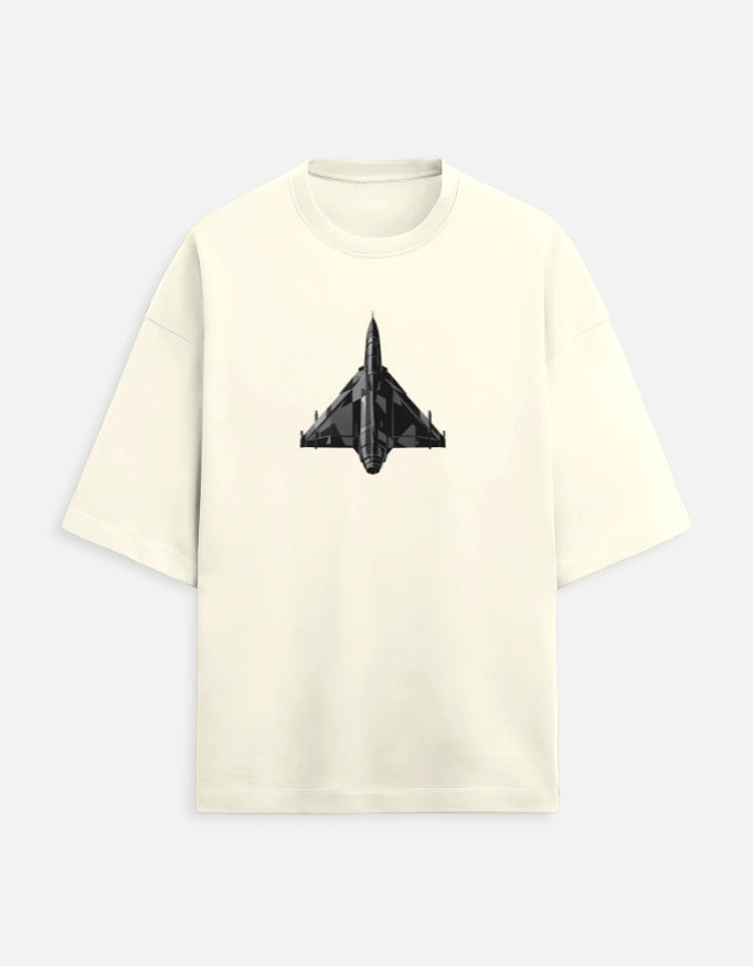 Tejas Fighter Jet Minimalist T-shirt for Men - Inksara Streetwear