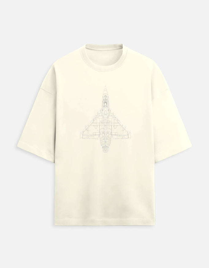 tejas jet Minimalist T-shirt for Men - Inksara Streetwear