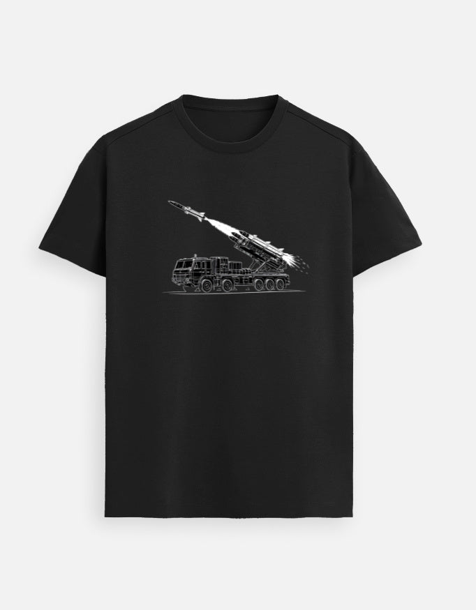 Akash missile t shirt India defence design