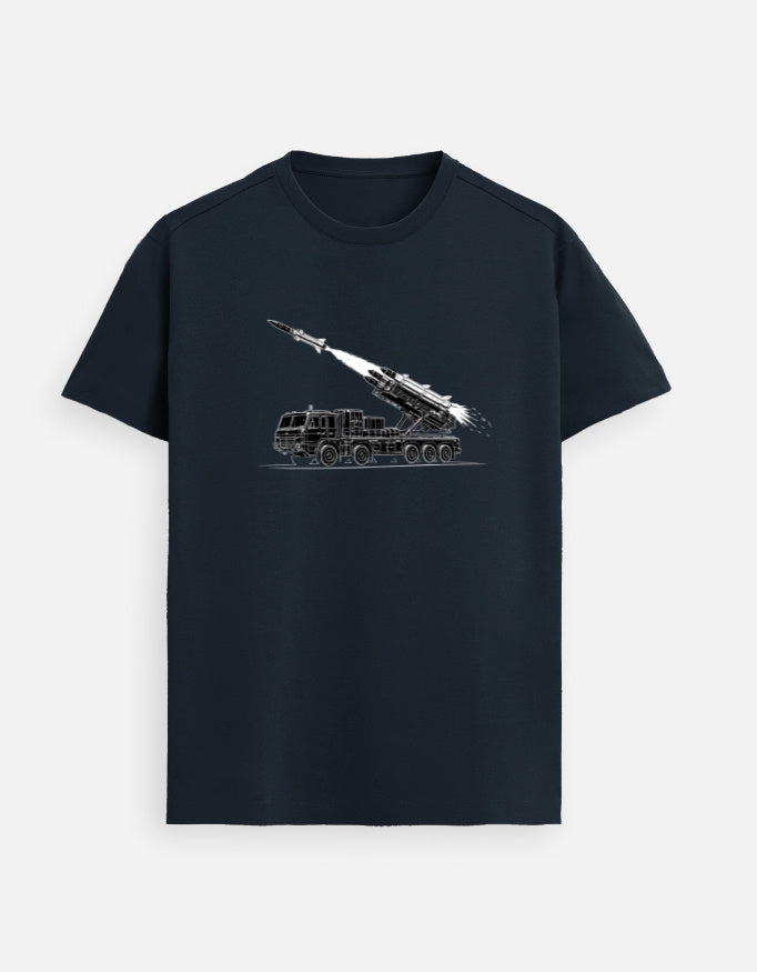 Akash missile t shirt India defence design