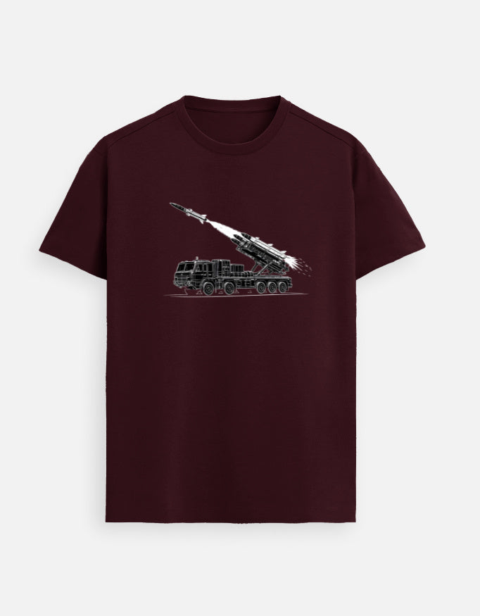 Akash missile t shirt India defence design
