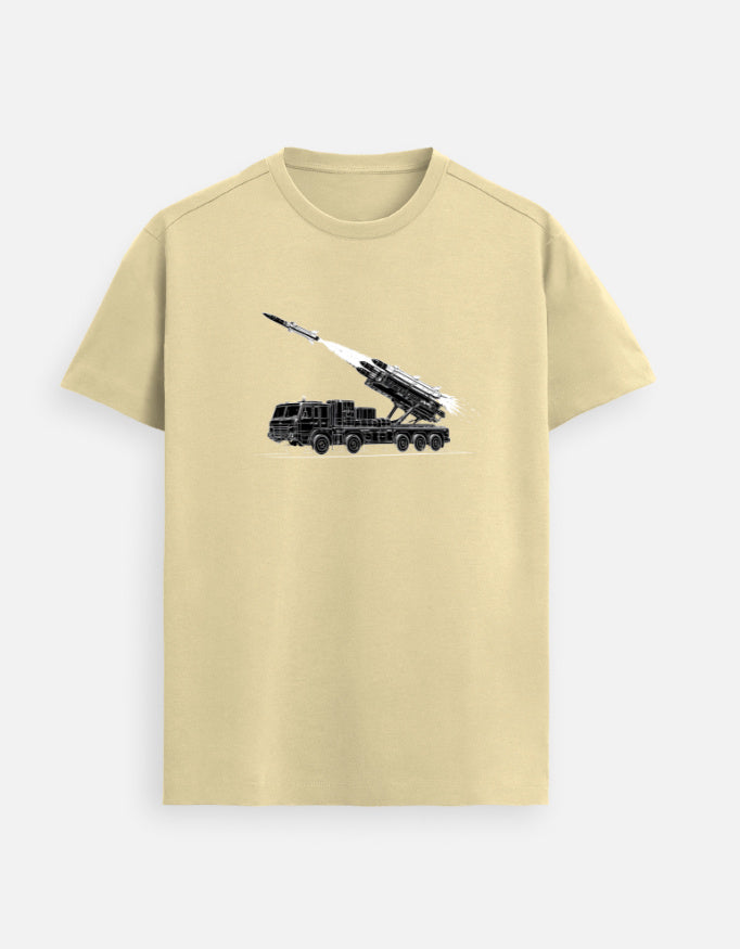 Akash missile t shirt India defence design