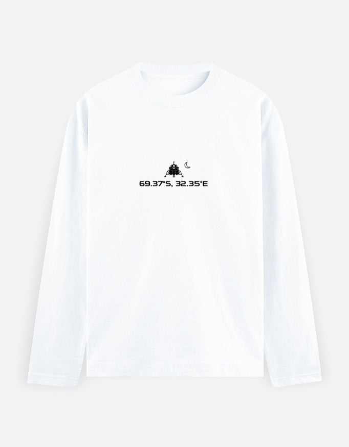 chandrayaan isro Minimalist T-shirt for Men - Inksara Streetwear
