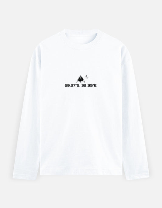 chandrayaan isro Minimalist T-shirt for Men - Inksara Streetwear